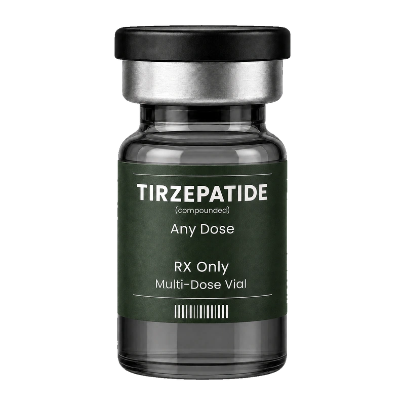 Tirzepatide (Compounded) injectable vial